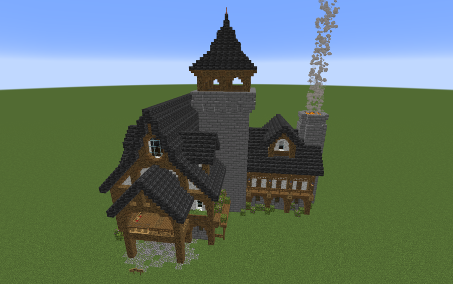 Minecraft Medieval House with Tower