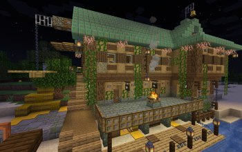 Minecraft Merchant's Exchange: Building the Enchanting Wharf at Jackdaw Hollow Harbor!