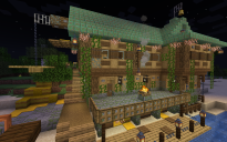 Minecraft Merchant's Exchange: Building the Enchanting Wharf at Jackdaw Hollow Harbor!