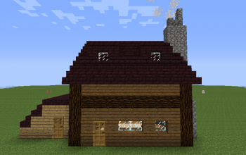 Two Story House with Shed