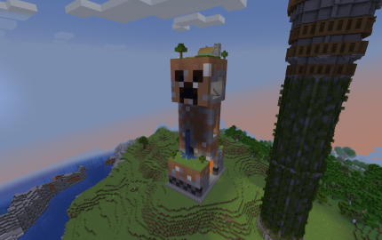 Minecraft sales creeper statue
