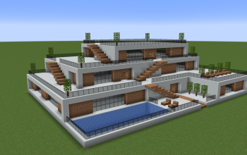 minecraft mansion blueprints