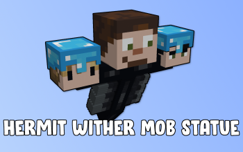 Hermit Wither Mob Statue