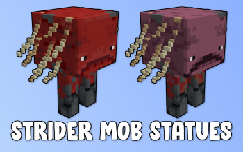 Strider Mob Statues