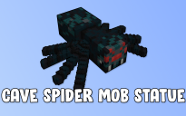 Cave Spider Mob Statue