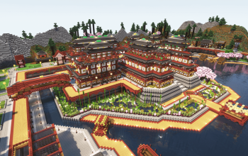 Elegant Japanese Pagoda ~🌸 Minecraft Map