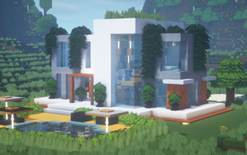 Casa Moderna/Survival Modern House Minecraft Map