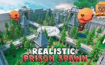 Premium Prison Spawn | Cells, Cafeteria, PvP Mine, Warzone, Crates