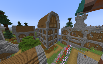 Minecraft: Casa Medieval com Torre/Medieval House with Tower