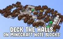 "Deck the Halls" on Note Blocks