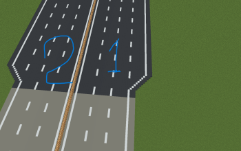 Highway Lane transition part 1