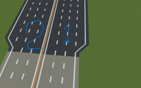 Highway Lane transition part 1