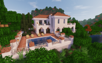 Luxury Waterfront Villa (Java + Bedrock + Schematic)