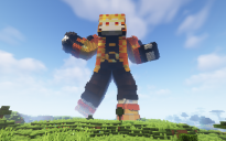 Minecraft Naruto Skin Statue Free 120