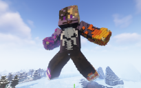 Minecraft Gamer Skin Statue Free 120 H