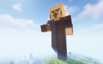 Minecraft Villager Skin Statue Free 120 H