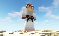 Minecraft Japanese Skin Statue Free 120 H