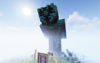 Minecraft Blue Knight Skin Statue Free 120 H