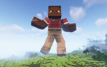 Minecraft Zuri Skin Statue Free 120 H