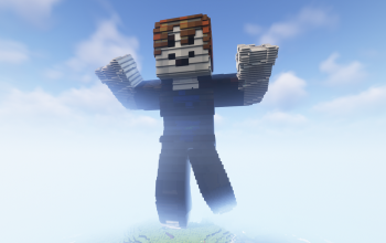 Minecraft Roblox Skin Statue Free 120 H