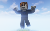 Minecraft Roblox Skin Statue Free 120 H