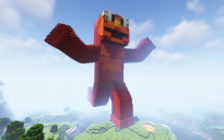 Minecraft Red Skin Statue Free 120 H