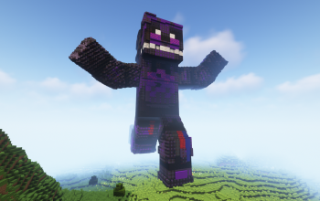 Minecraft Scary Skin Statue