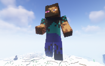 Minecraft Steve End Skin Statue Full Free
