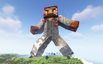 Minecraft Arab Skin Statue