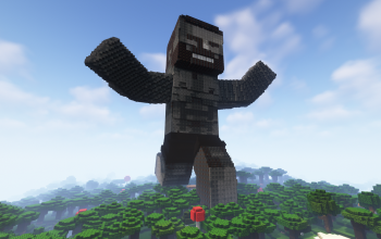 Minecraft Sigma Skin Statue