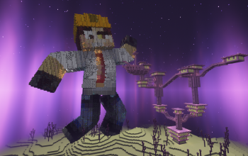 Minecraft Architect Skin Statue