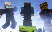 Minecraft Gojo, Gojo V2, Guts Skin Statue