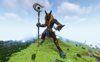 Minecraft Anubis God Statue