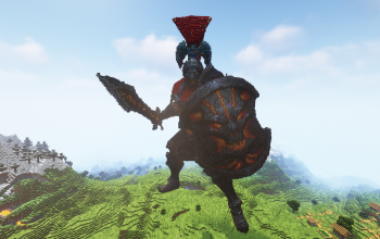 Minecraft Ares God Statue