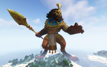 Minecraft Anhur God Statue