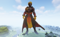 Minecraft Zhurong God Statue