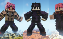 Minecraft Megumi, Sukuna, Itadori Skin Statue