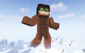 Minecraft Attack on Titan Skin Statue