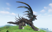 Minecraft Dragon Statue Free