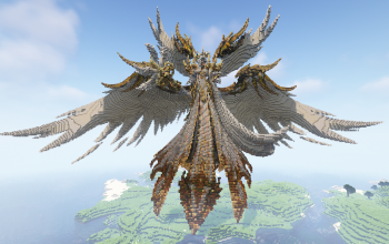 Minecraft Fantasy Seraphim Statue
