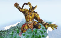 Minecraft ifrit Statue