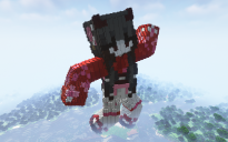 Minecraft Devil Girl Skin Statue