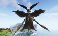 Minecraft Angel02 Statue
