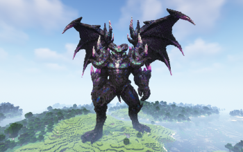 Minecraft Monster01 Statue