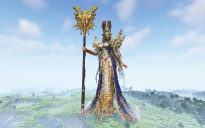 Minecraft Queen Statue