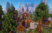 Skyblock - Blue Village - 350x350