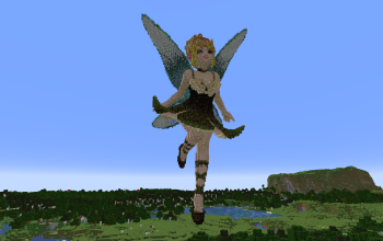 Minecraft Fairy Statue