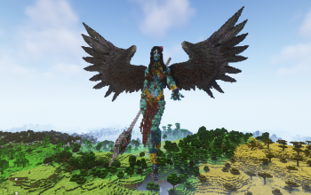 Minecraft BleezHavania Statue