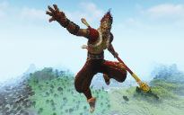 Minecraft Monkey King Statue