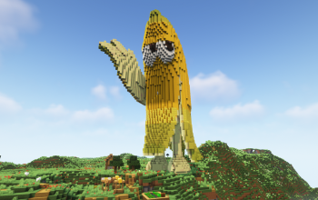 Minecraft Xananab Free Statue